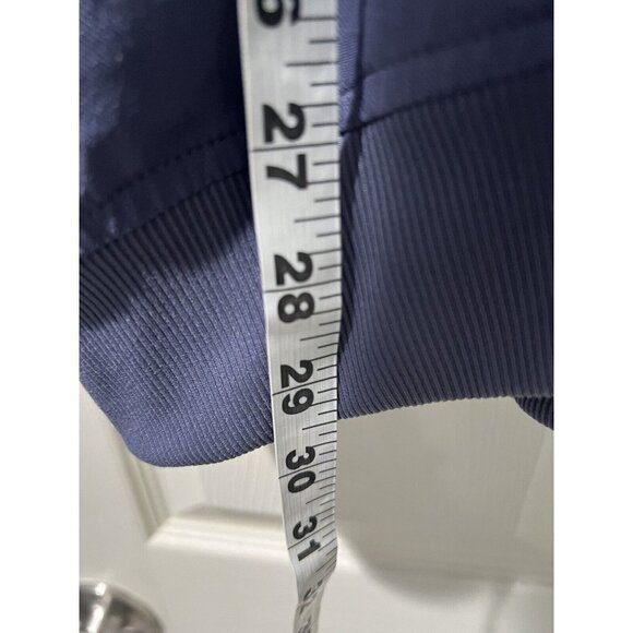 Athleta Brooklyn Bomber Jacket, Leopard Medieval Violet SIZE 2X - Picture 10 of 13